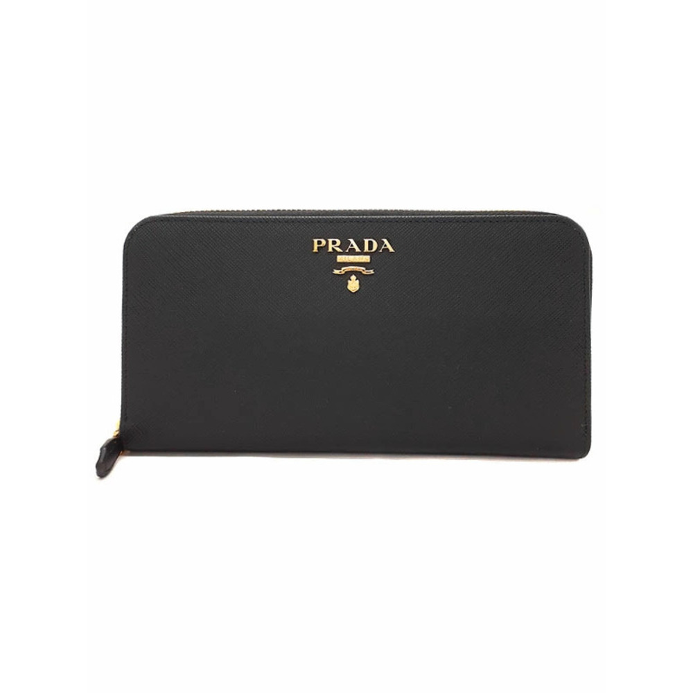Prada Saffiano Multicolor Zip Around Long Wallet Round Zipper